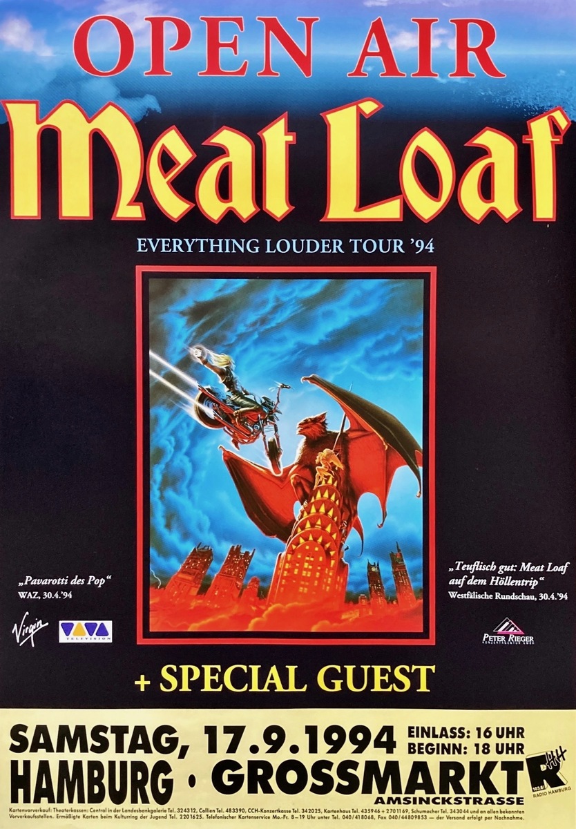 Meat Loaf Concert & Tour History Concert Archives