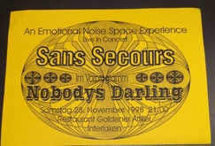 Sans Secours / Nobodys Darling on Nov 28, 1998 [821-small]