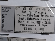 Matchbook Romance / Silverstein / The Early November / Amber Pacific / Paramore on Mar 1, 2006 [347-small]