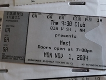 Mest / Hawthorne Heights / Bayside / Punchline on Nov 1, 2004 [355-small]