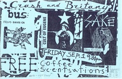 Crash and Britany / BUS / Cult of Eugene / Sake on Sep 1, 1995 [648-small]