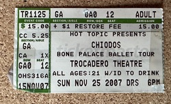 Ticket stub, tags: Ticket - The Devil Wears Prada / Emery / Trophy Scars / Chiodos / Scary Kids Scaring Kids on Nov 25, 2007 [591-small]