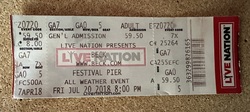 Ticket stub, tags: Ticket - Beck / Jenny Lewis on Jul 20, 2018 [653-small]
