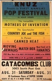 Frank Zappa / The Mothers Of Invention / Canned Heat / Country Joe and the Fish on Aug 31, 1968 [805-small]
