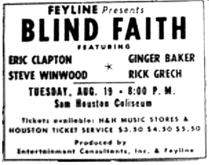 Blind Faith / Delaney & Bonnie / Free on Aug 19, 1969 [915-small]