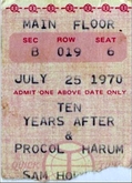Ten Years After / Procol Harum on Jul 25, 1970 [455-small]