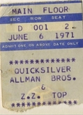 Quicksilver Messenger Service / ZZ Top / Allman Brothers Band on Jun 6, 1971 [476-small]