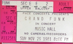 Grand Funk Railroad on Nov 29, 1981 [611-small]