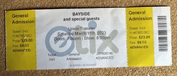 Ticket stub, tags: Ticket - Bayside / I Am the Avalanche / Koyo on Mar 11, 2023 [659-small]