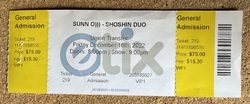 Ticket stub, tags: Ticket - Sunn O))) / High Command on Dec 16, 2022 [663-small]