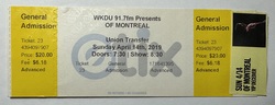 Ticket stub, tags: Ticket - of Montreal / Yip Deceiver on Apr 14, 2019 [771-small]