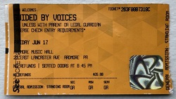 Ticket stub, tags: Ticket - Guided By Voices on Jun 17, 2022 [787-small]