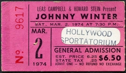Johnny Winter / Brownsville Station / Thunderhead on Mar 2, 1974 [899-small]