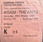 Adam And The Ants / Altered Images on Mar 28, 1981 [082-small]