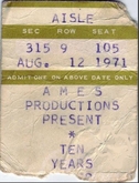 Ten Years After / Procol Harum / Don Sanders on Aug 12, 1971 [159-small]
