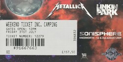 Sonisphere 2009 UK Ticket, Sonisphere 2009 UK (ALL BANDS as listed on timings list) on Aug 1, 2009 [213-small]