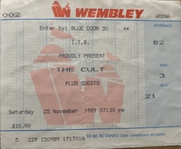 The Cult / Claytown Troupe on Nov 25, 1989 [502-small]