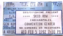 Skid Row on Feb 5, 1992 [702-small]