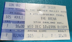 Bob Seger & The Silver Bullet Band on Dec 10, 1986 [032-small]