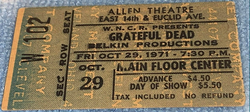 Grateful Dead / New Riders of the Purple Sage on Oct 29, 1971 [170-small]