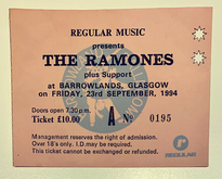 Ramones / Goodbye Mr MacKenzie on Sep 23, 1994 [646-small]