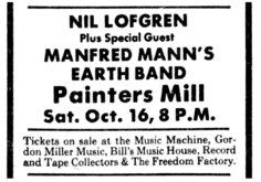 Nils Lofgren / Manfredn Mann's Earth Band on Oct 16, 1976 [990-small]