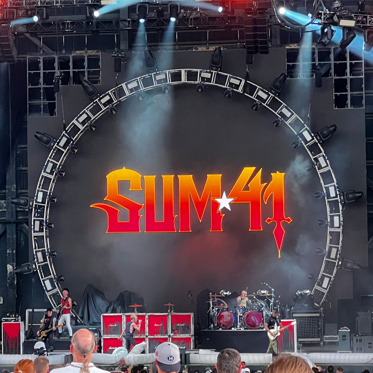 Sum 41 performing Over My Head (Better Off Dead) at the Tampa stop of