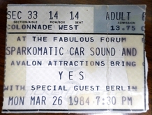 Yes / Berlin on Mar 26, 1984 [416-small]