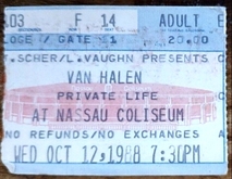 Van Halen / Private Life on Oct 12, 1988 [421-small]