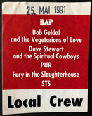 BAP / Bob Geldof / Dave Stewart / Fury in the Slaughterhouse / PUR on May 25, 1991 [870-small]