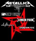 Summer Sanitarium Tour 2003 flyer, Metallica / Linkin Park / Mudvayne / Limp Bizkit / Deftones on Aug 9, 2003 [873-small]