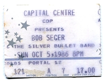 Bob Seger & The Silver Bullet Band on Oct 5, 1986 [087-small]