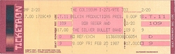 Bob Seger & The Silver Bullet Band on Feb 20, 1987 [088-small]