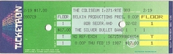 Bob Seger & The Silver Bullet Band on Feb 19, 1987 [089-small]
