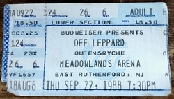 Def Leppard / Queensrÿche on Sep 22, 1988 [195-small]