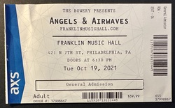 ticket stub, tags: Ticket - Angels & Airwaves / Bad Suns / Mykidbrother on Oct 19, 2021 [142-small]
