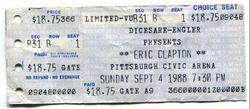 Eric Clapton / Buckwheat Zydeco on Sep 4, 1988 [191-small]