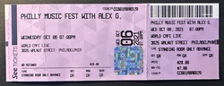 Ticket stub, tags: Ticket - Alex G / Spirit of the Beehive / Moor Jewelry on Oct 6, 2021 [447-small]