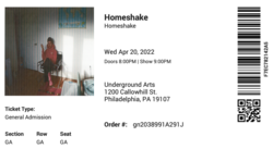 Ticket stub (digital), tags: Ticket - Homeshake / duendita on Apr 20, 2022 [504-small]
