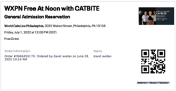 Ticket stub (digital), tags: Ticket - Catbite on Jul 1, 2022 [510-small]
