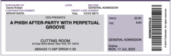 Ticket stub (digital), tags: Ticket - Perpetual Groove on Aug 4, 2023 [522-small]