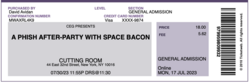 Ticket stub (digital), tags: Ticket - Space Bacon on Jul 30, 2023 [523-small]