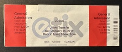 Ticket stub, tags: Ticket - Tweed / Lotus on Jan 26, 2019 [548-small]