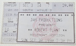 Robert Plant / The Black Crowes on Sep 30, 1990 [557-small]