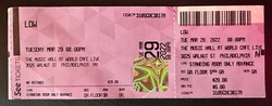 Ticket stub, tags: Ticket - Low / Divide And Dissolve on Mar 29, 2022 [571-small]