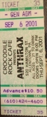 Anthrax / Pissing Razors / Jennifer Listen on Sep 6, 2001 [711-small]