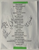 Pavement setlist (signed!), tags: Setlist - Pavement / Garcia Peoples on Sep 13, 2023 [361-small]