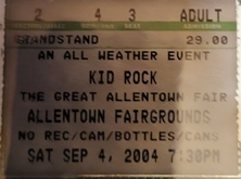 "The Great Allentown Fair" / Kid Rock / Whitestarr on Sep 4, 2004 [299-small]