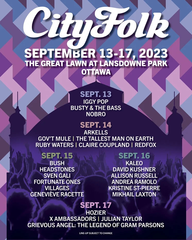 Sep 13, 2023 Iggy Pop at The Great Lawn at Lansdowne Park Ottawa