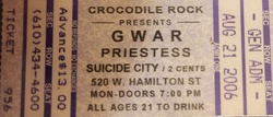 2 Cents / Suicide City / Priestess / Gwar on Aug 21, 2006 [925-small]